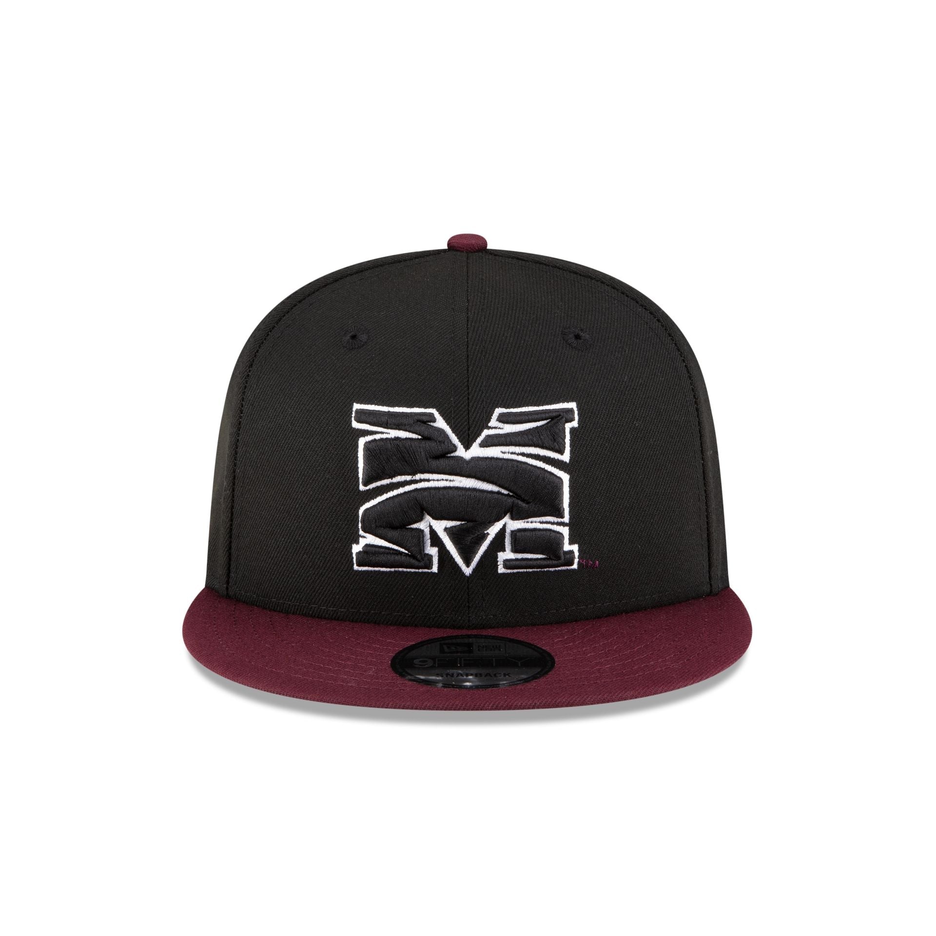 Morehouse Tigers Black Maroon 9FIFTY Snapback Hat