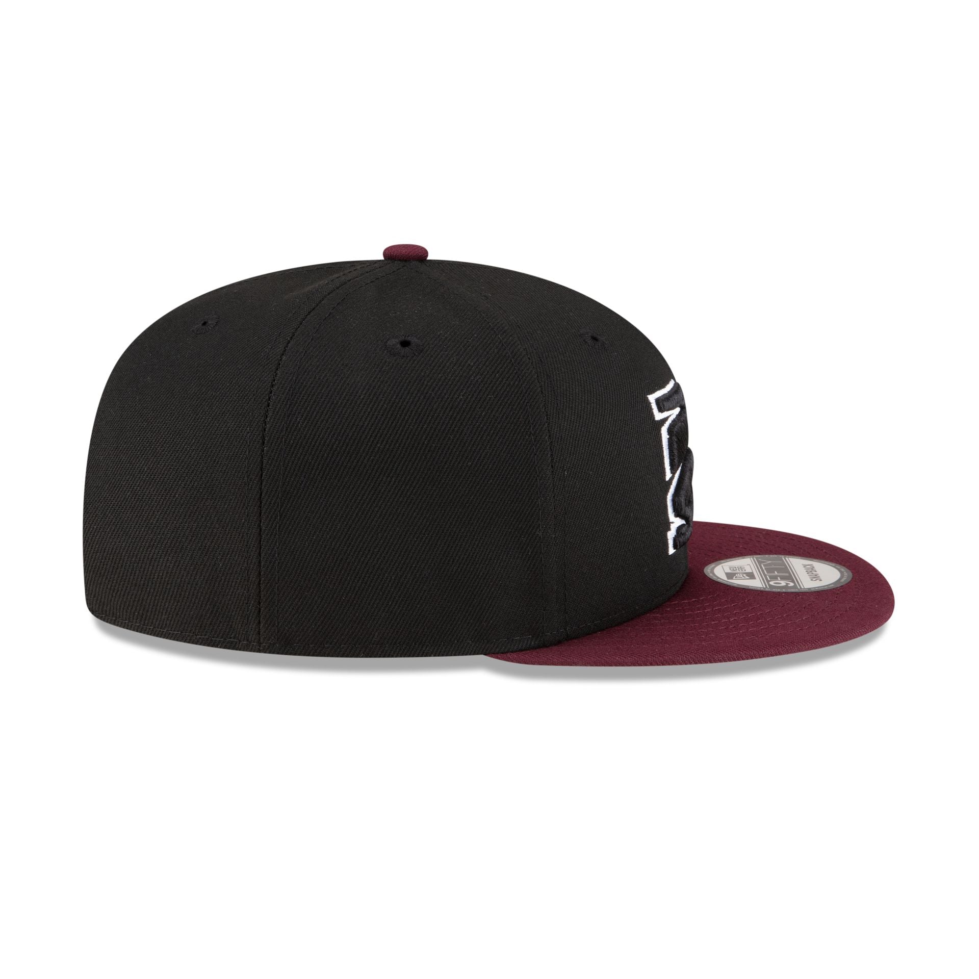 Morehouse Tigers Black Maroon 9FIFTY Snapback Hat
