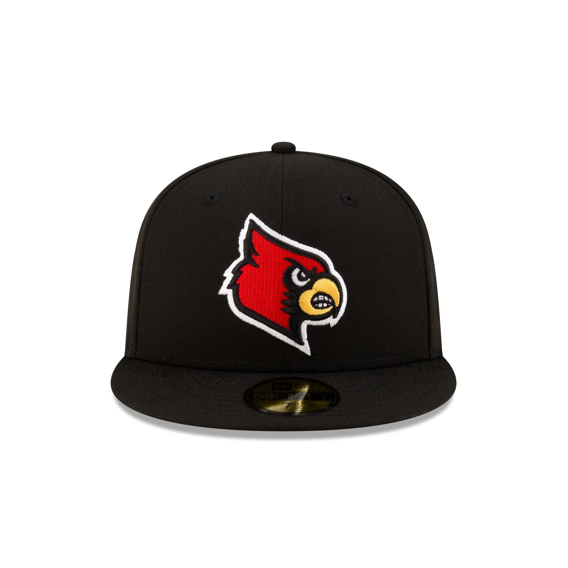 Louisville Cardinals Black 59FIFTY Fitted Hat