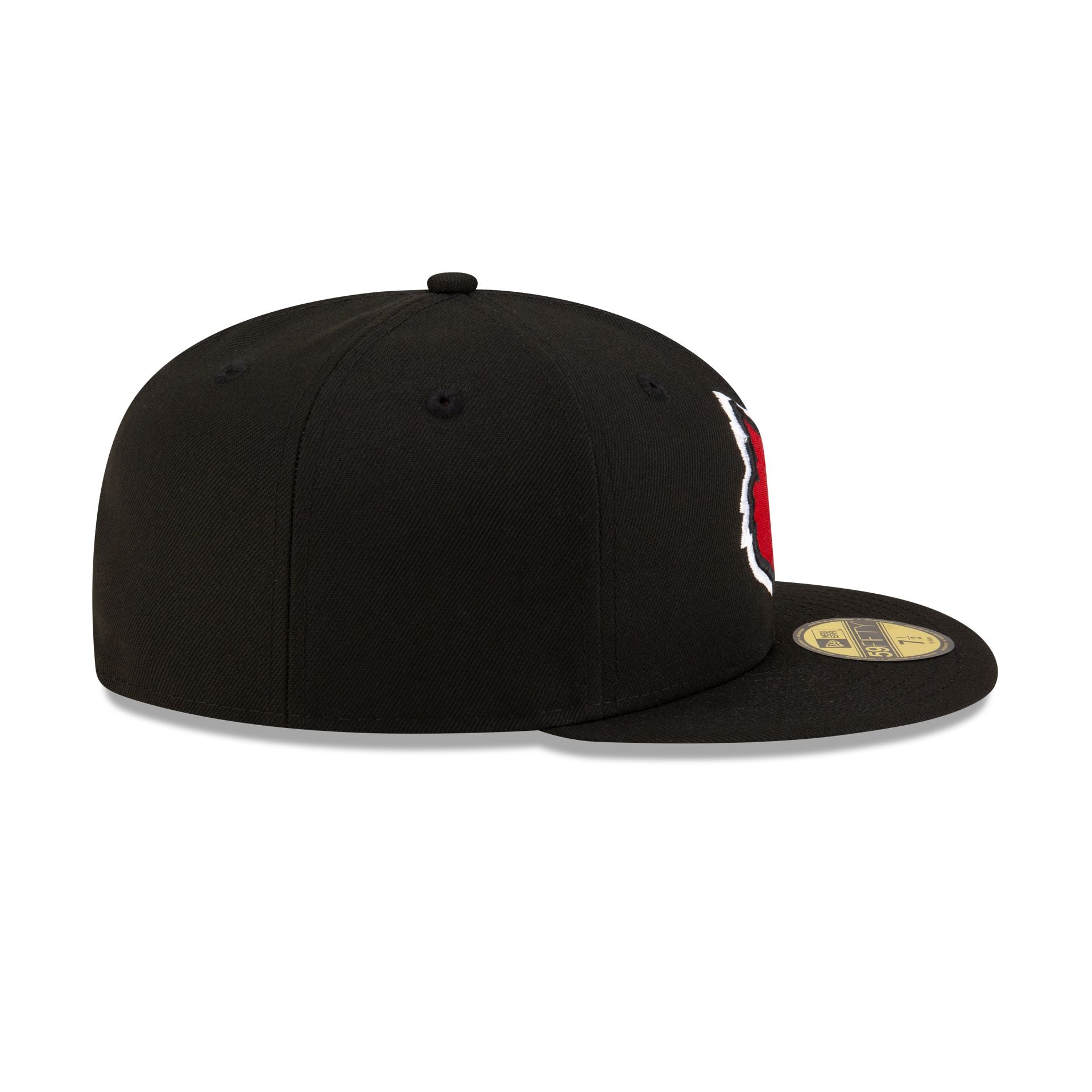 Louisville Cardinals Black 59FIFTY Fitted Hat