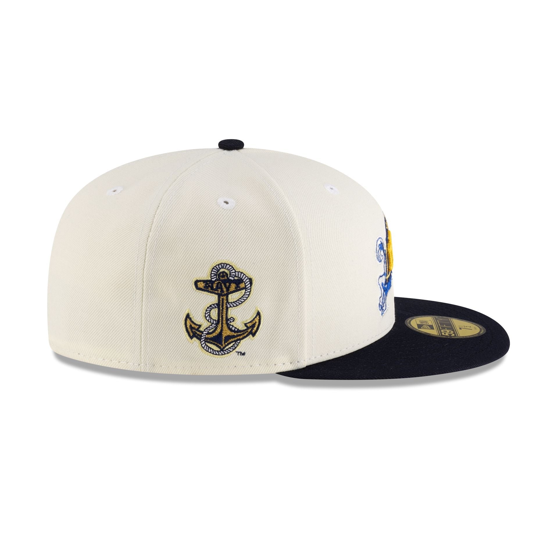 Navy Midshipmen Chrome Midnight 59FIFTY Fitted