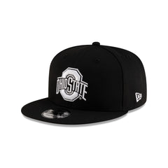 Ohio State Buckeyes Black & White 9FIFTY Snapback Hat