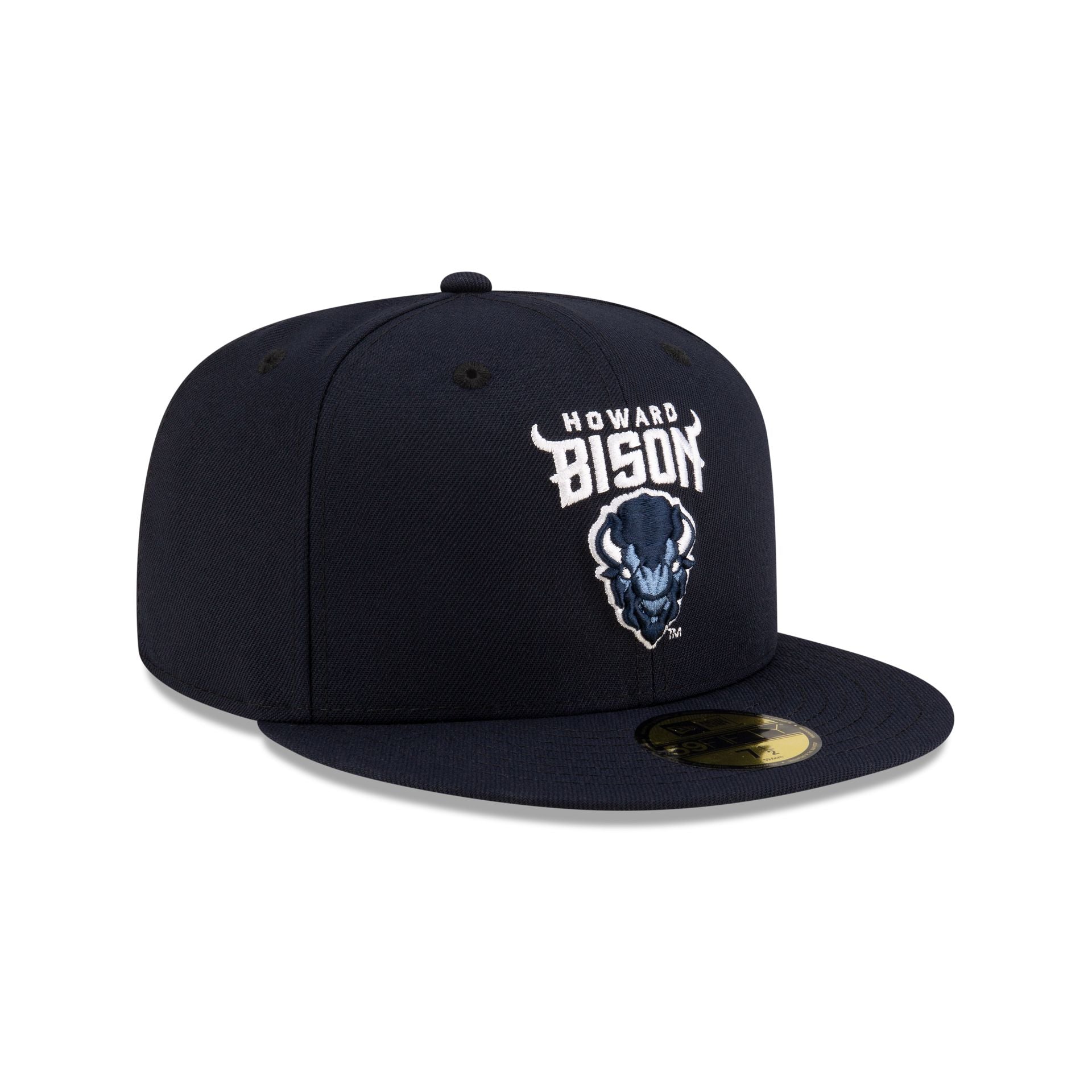 Howard Bison Navy 59FIFTY Fitted Hat