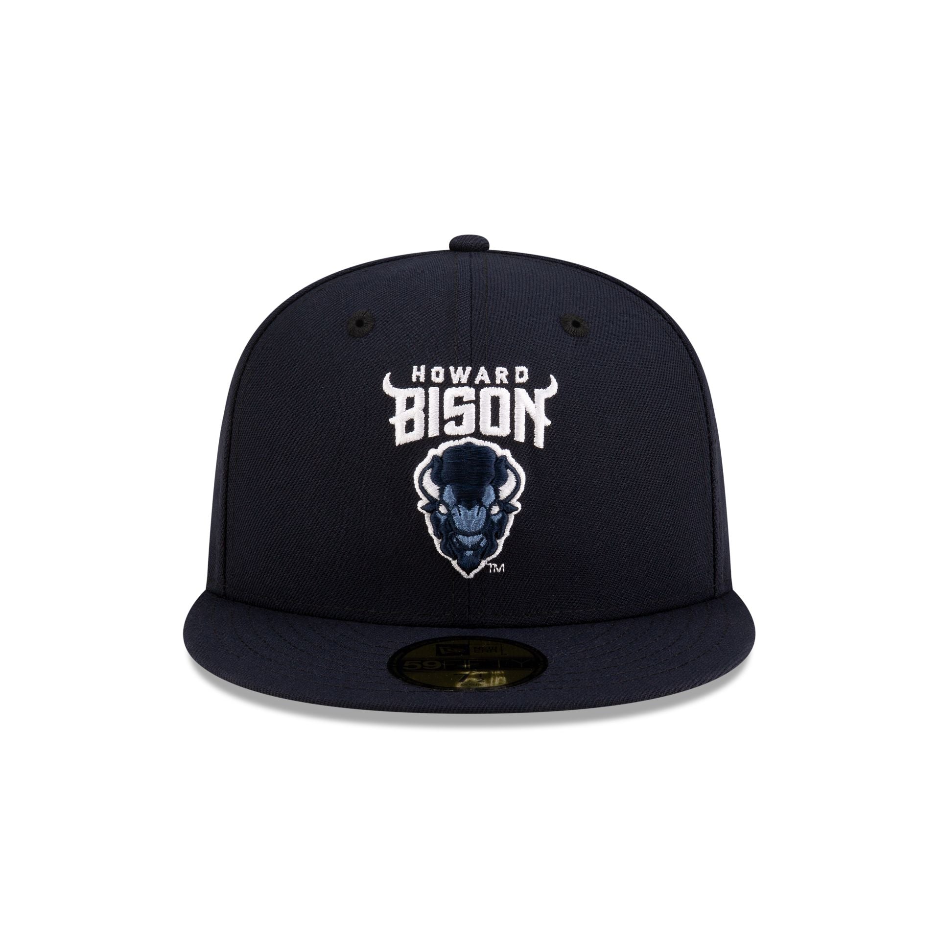 Howard Bison Navy 59FIFTY Fitted Hat