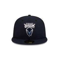 Howard Bison Navy 59FIFTY Fitted Hat