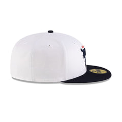 Howard Bison White Navy 59FIFTY Fitted Hat