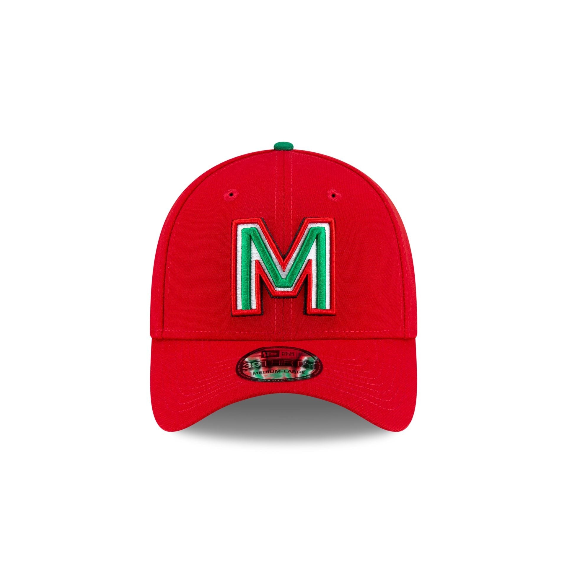 Mexico Caribbean Series Away Red 39THIRTY Stretch Fit Hat