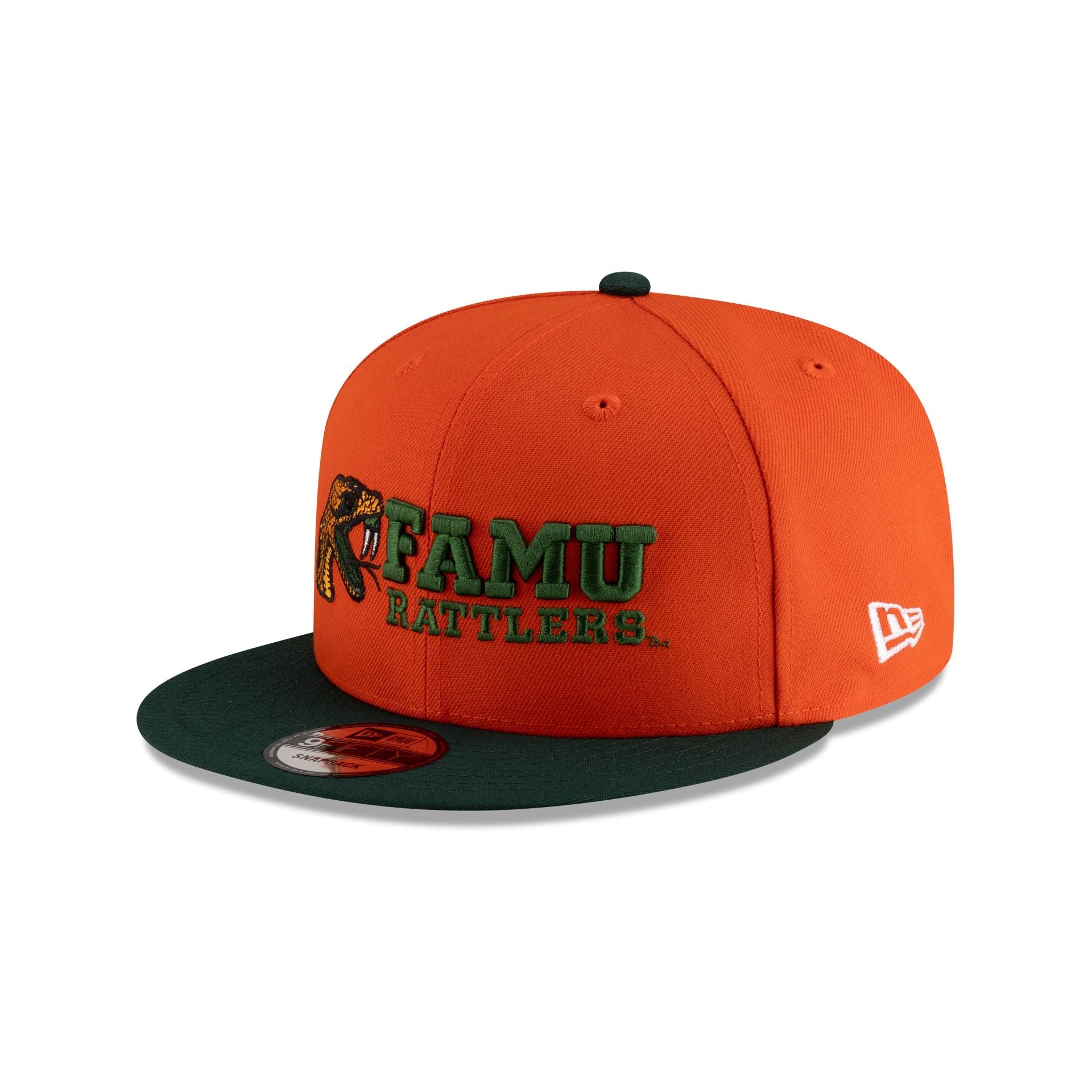 FAMU Rattlers Orange 9FIFTY Snapback Hat
