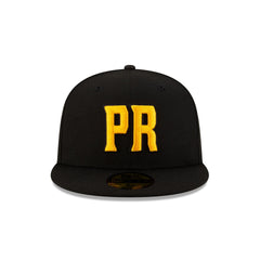 Puerto Rico Black Alt 59FIFTY Fitted Hat