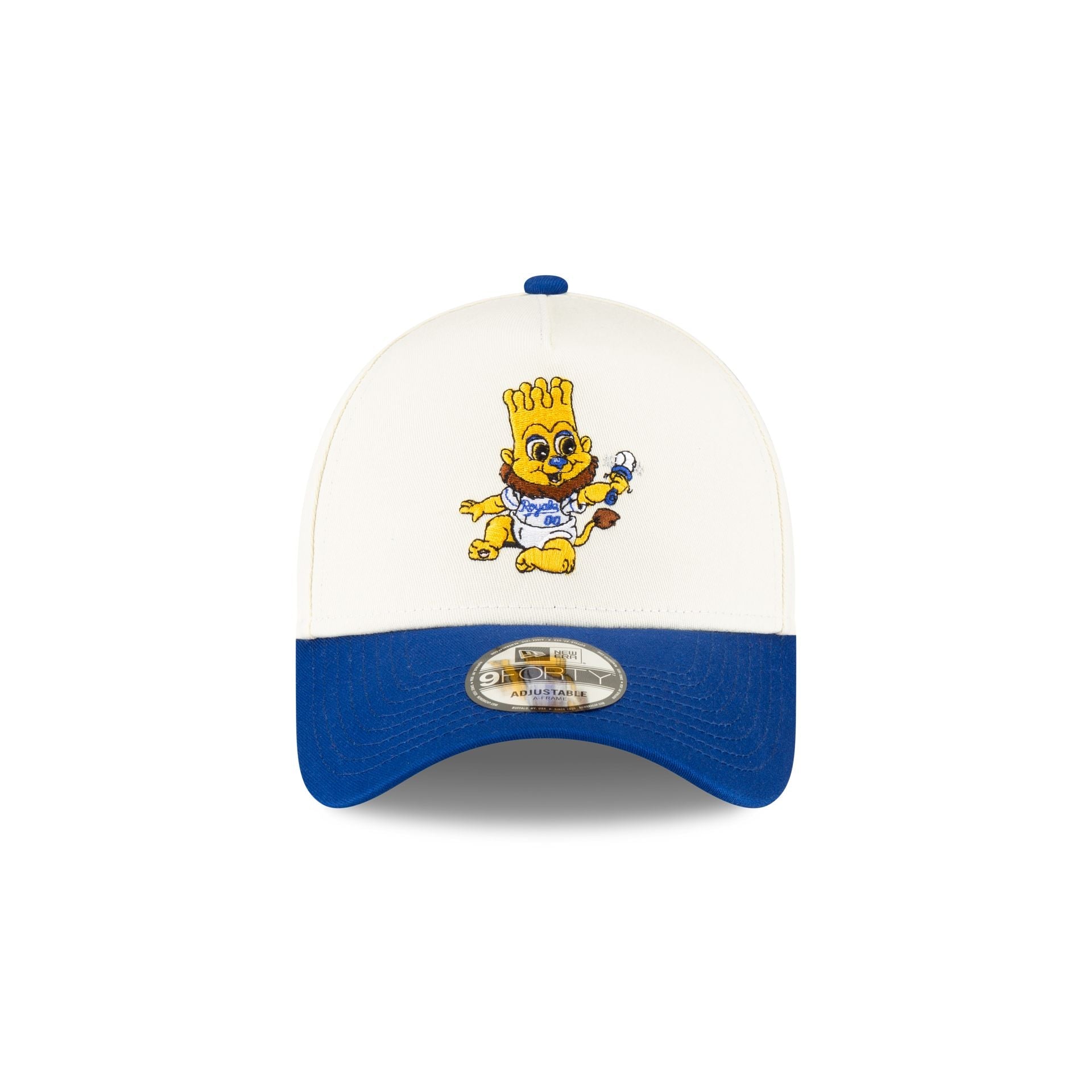 Kansas City Royals Mini Mascot 9FORTY A-Frame Snapback Hat