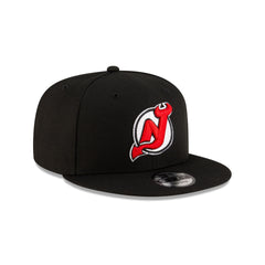 New Jersey Devils Black 9FIFTY Snapback Hat