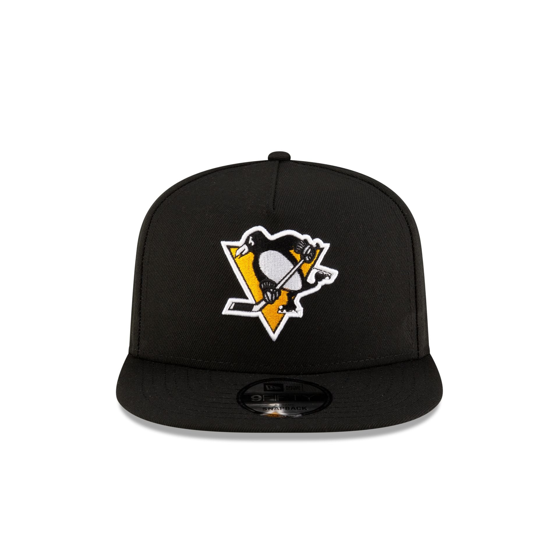 Pittsburgh Penguins Black 9FIFTY A-Frame Snapback Hat