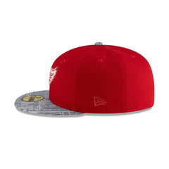 Detroit Red Wings Scarlet Denim Glow 59FIFTY Fitted Hat