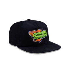 Hub City Spartanburgers Navy Corduroy Golfer Hat