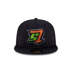 Hub City Spartanburgers Shadow Tech Navy 59FIFTY Fitted Hat