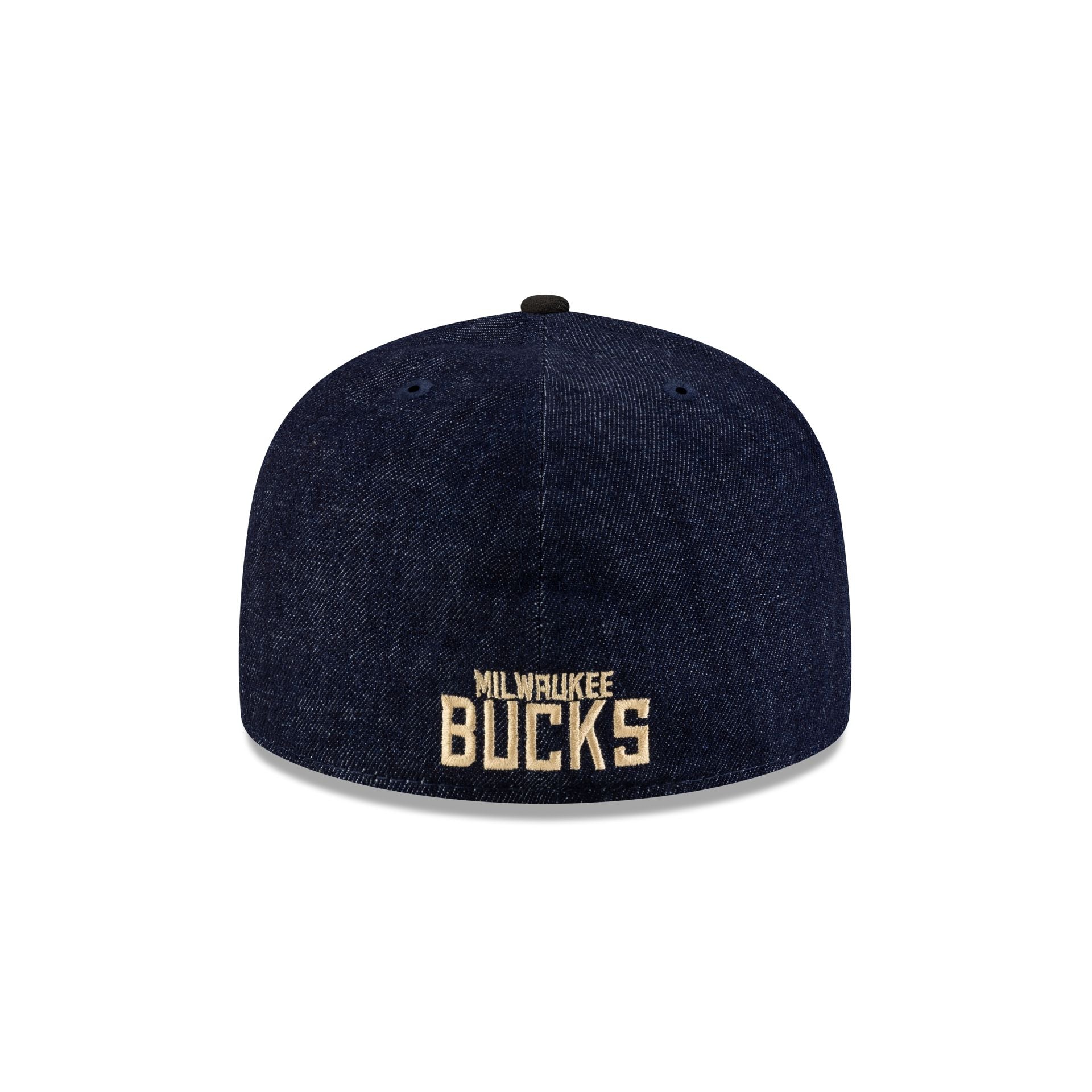 Milwaukee Bucks Navy Denim 59FIFTY A-Frame Fitted Hat