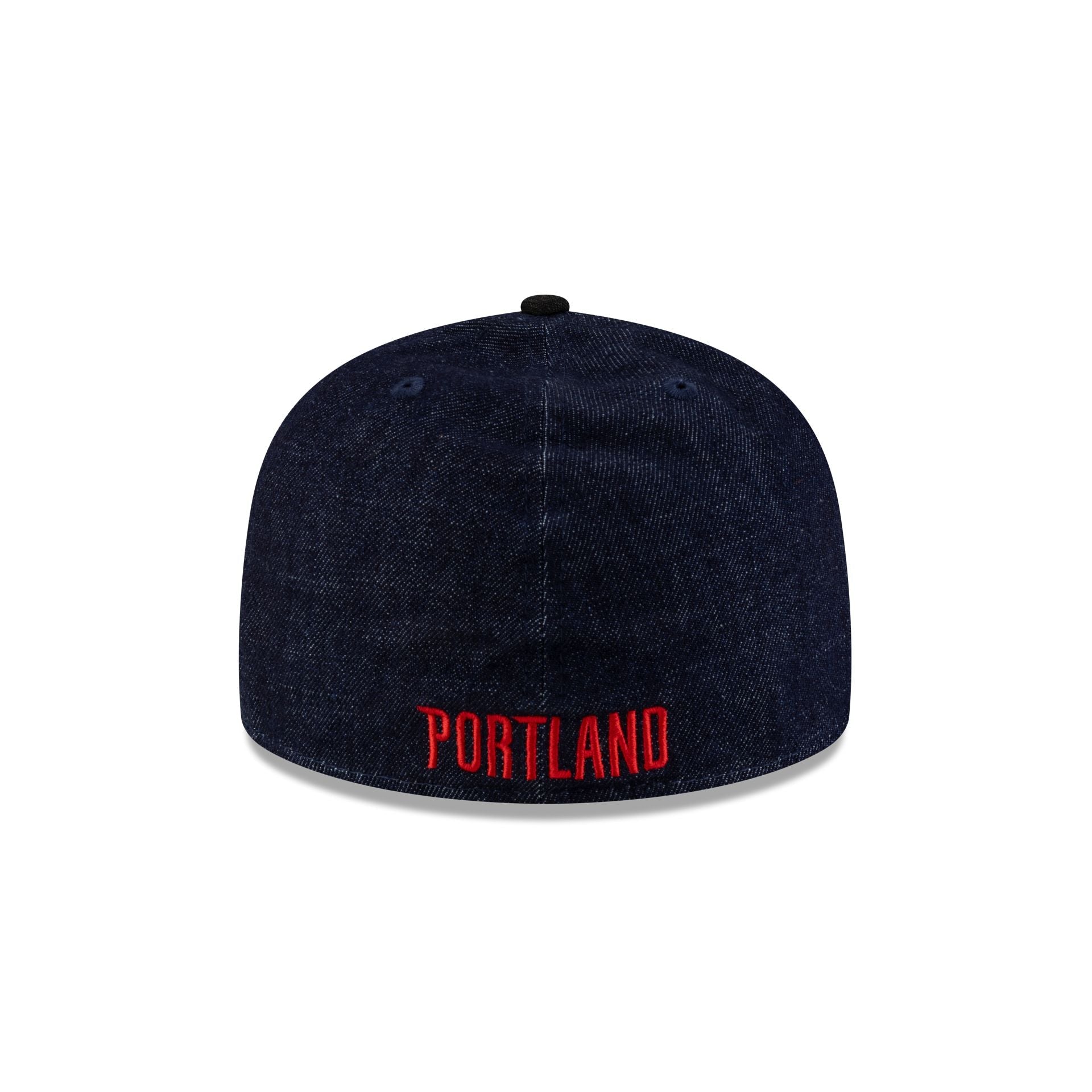 Portland Trail Blazers Navy Denim 59FIFTY A-Frame Fitted Hat