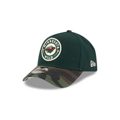 Minnesota Wild Camo Visor 9FORTY A-Frame Snapback Hat