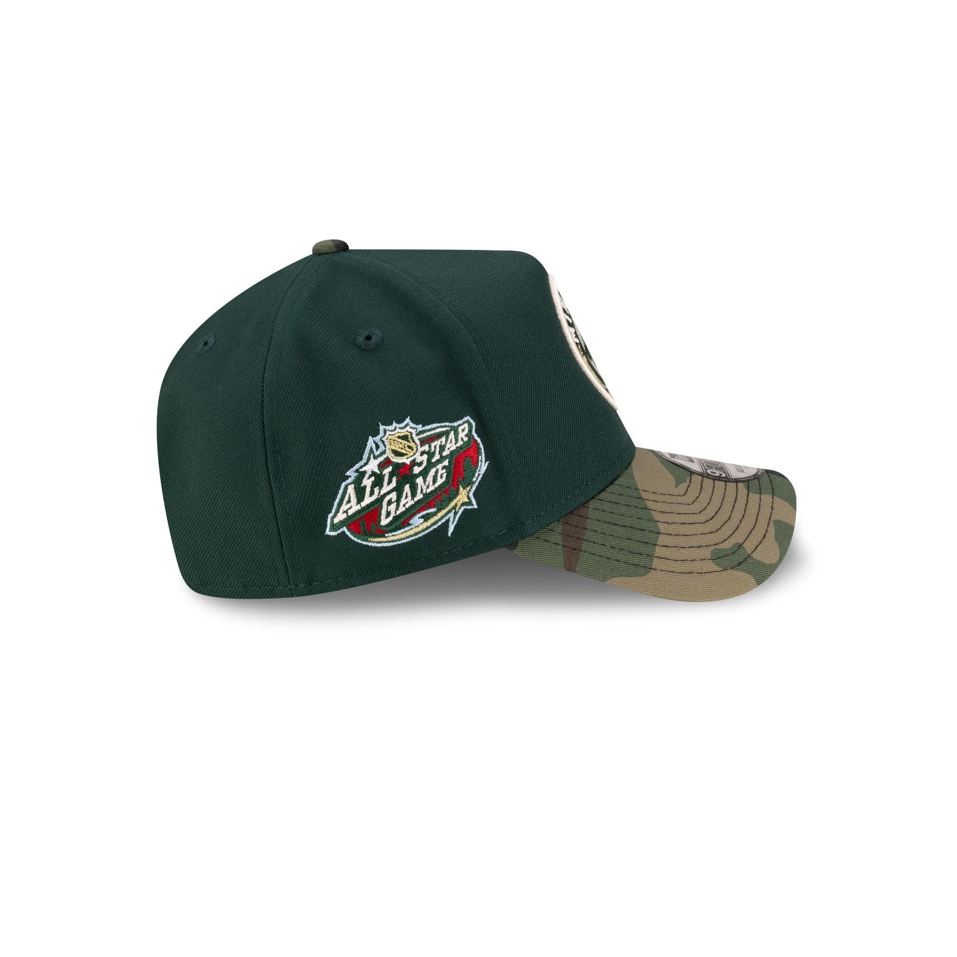 Minnesota Wild Camo Visor 9FORTY A-Frame Snapback Hat
