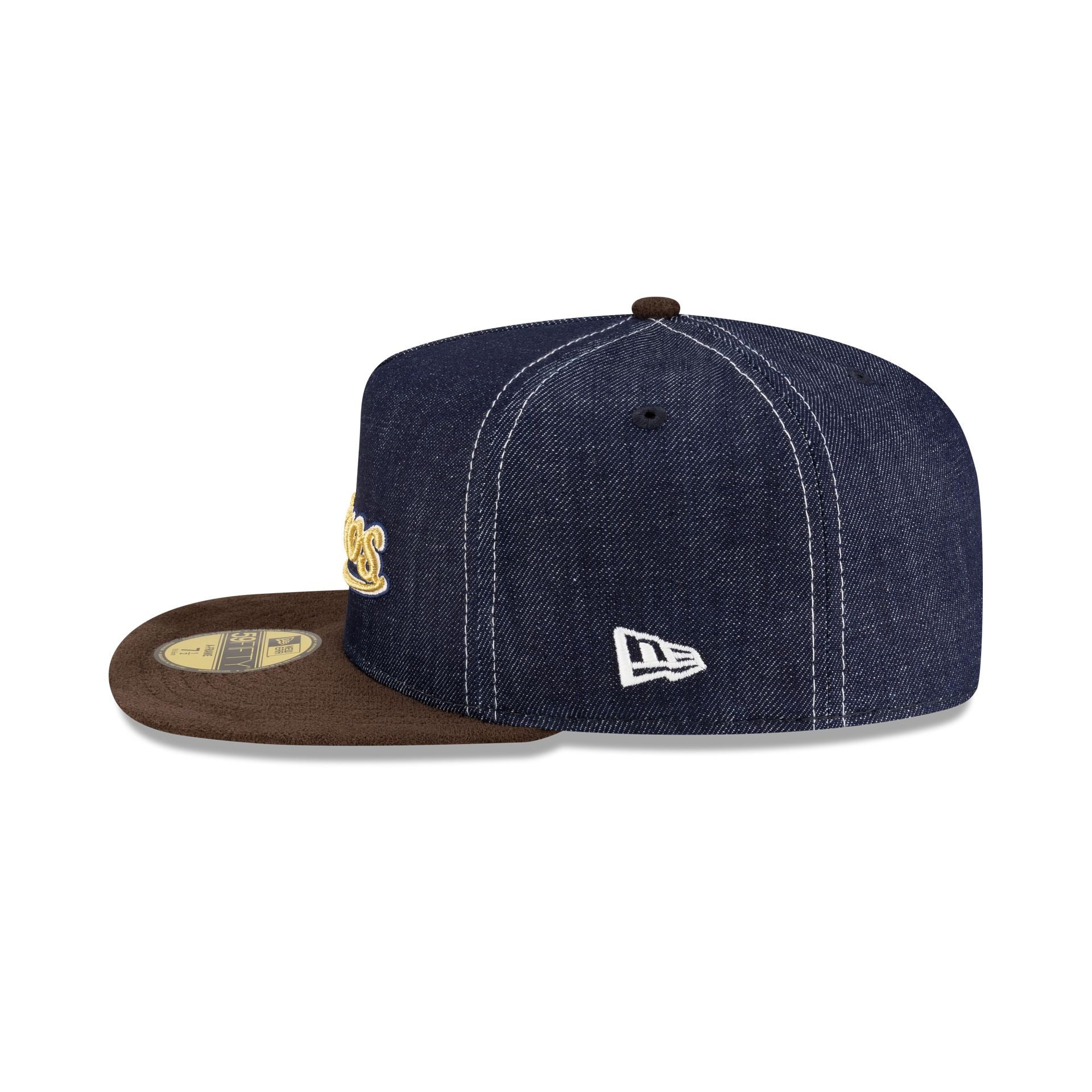 Houston Astros Houston Pack Denim Los Astros 59FIFTY A-Frame Fitted Hat