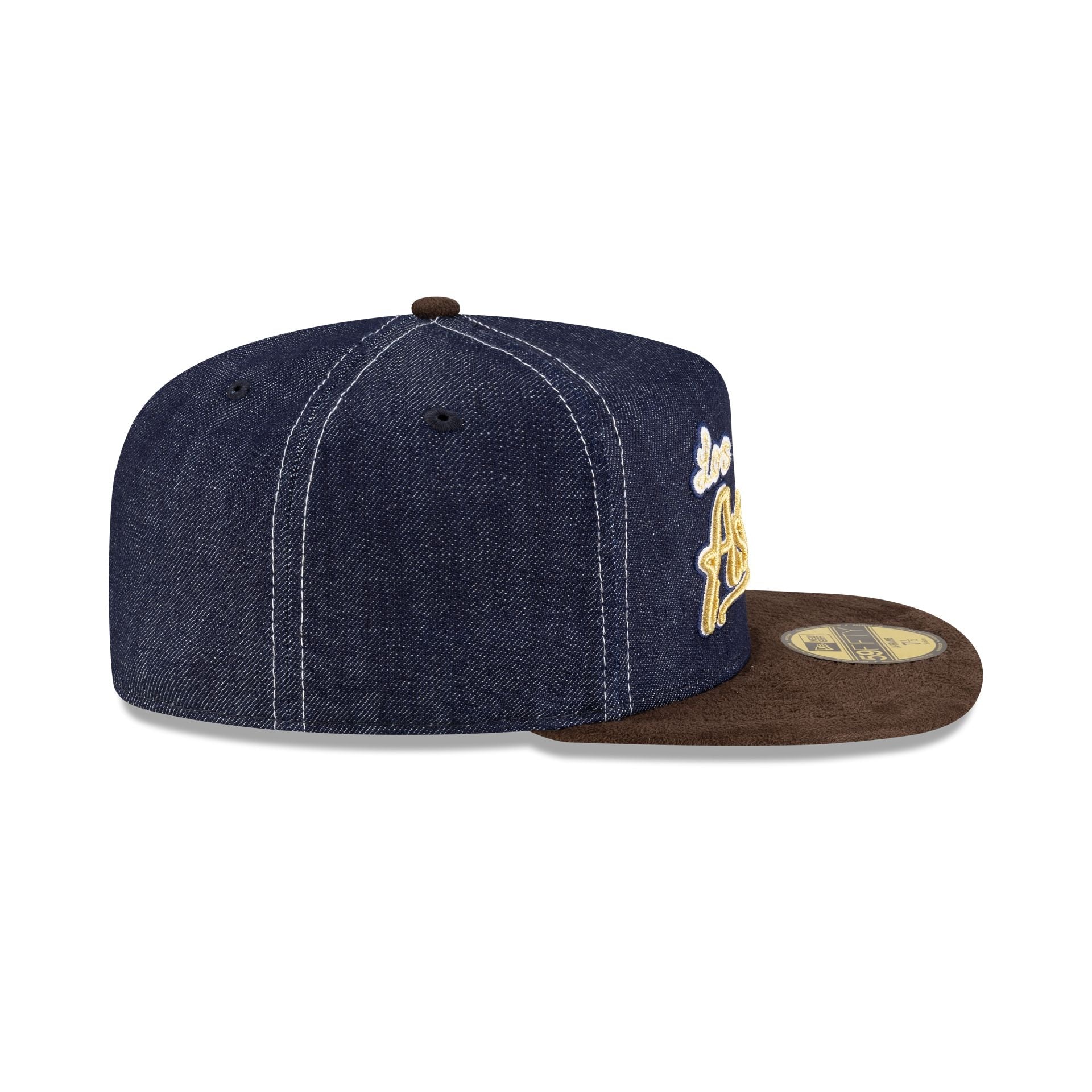 Houston Astros Houston Pack Denim Los Astros 59FIFTY A-Frame Fitted Hat