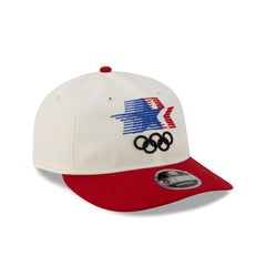 Olympic Heritage Los Angeles 1984 Olympic Games Stars Chrome White Red Retro Crown 9FIFTY Snapback Hat