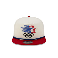 Olympic Heritage Los Angeles 1984 Olympic Games Stars Chrome White Red Golfer Hat