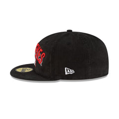 Ohio State Buckeyes Black Corduroy 59FIFTY Fitted Hat