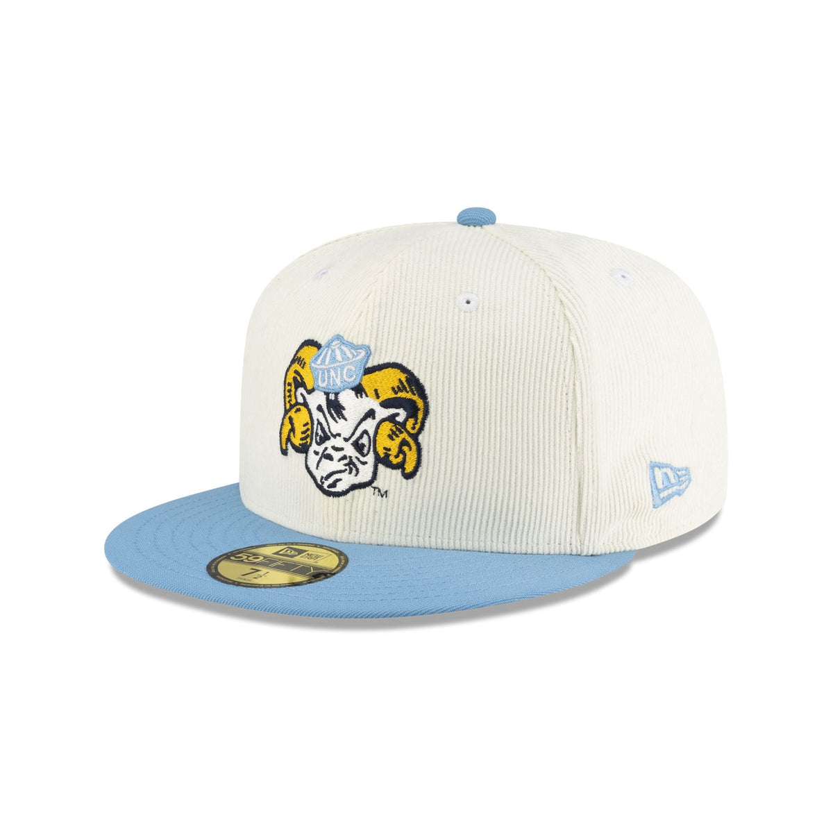North Carolina Tar Heels Chrome Corduroy College Vault 59FIFTY Fitted Hat