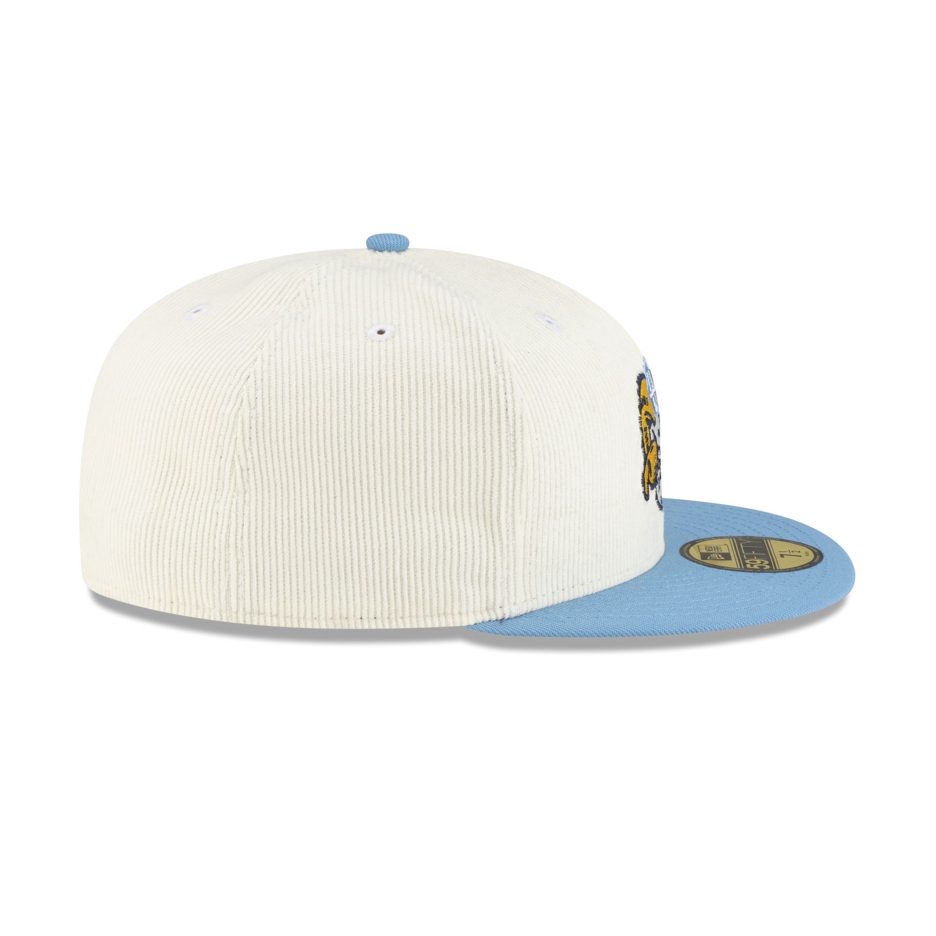 North Carolina Tar Heels Chrome Corduroy College Vault 59FIFTY Fitted Hat