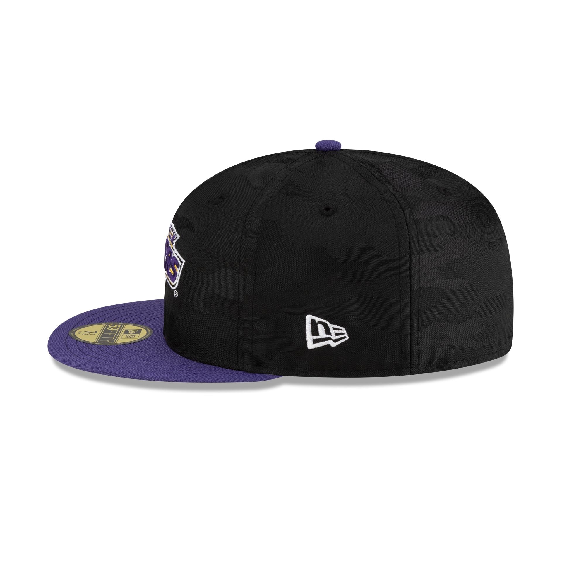 LSU Tigers Black Camo 59FIFTY Fitted Hat
