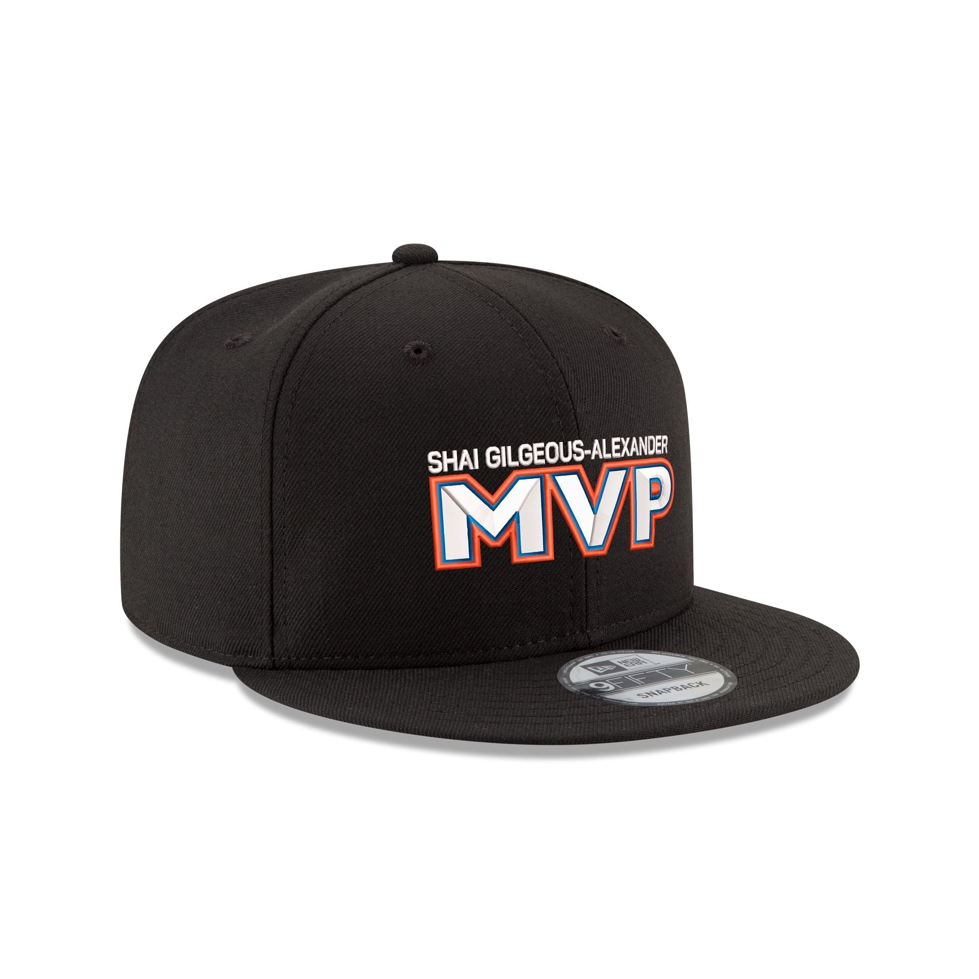 Oklahoma City Thunder Shai Gilgeous-Alexander 2025 MVP Wordmark 9FIFTY Snapback Hat