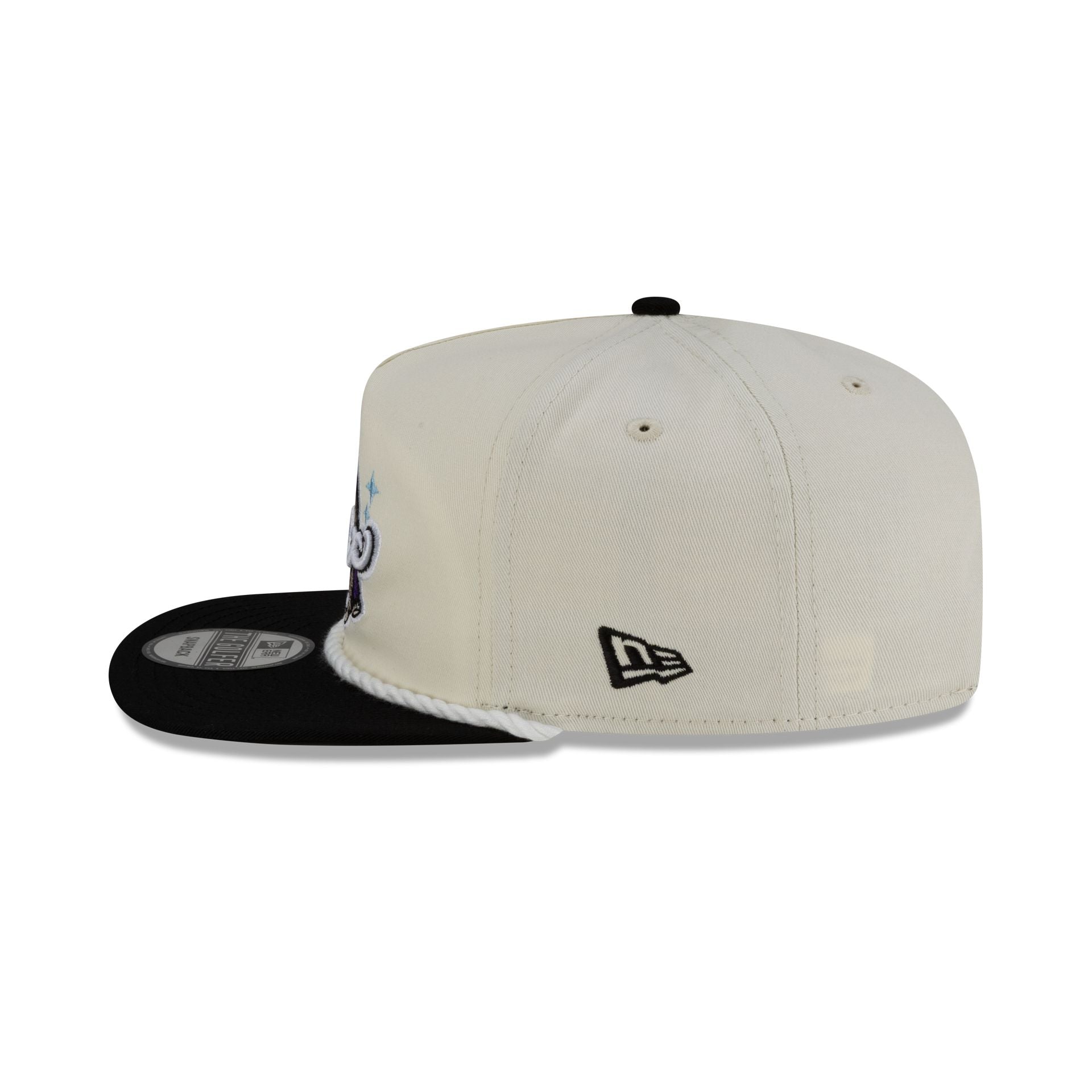 Erie Moon Mammoths Chrome White Golfer Adjustable Hat