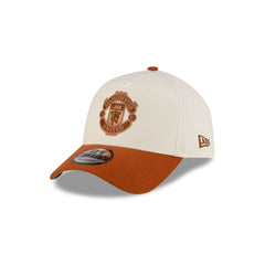 Manchester United FC Chrome Earth Brown 9FORTY A-Frame Snapback Hat