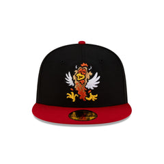 New Hampshire Fisher Cats Black Food Pack 59FIFTY Fitted Hat