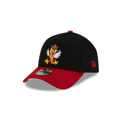 New Hampshire Fisher Cats Black Food Pack 9FORTY A-Frame Snapback Hat