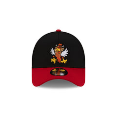 New Hampshire Fisher Cats Black Food Pack 9FORTY A-Frame Snapback Hat