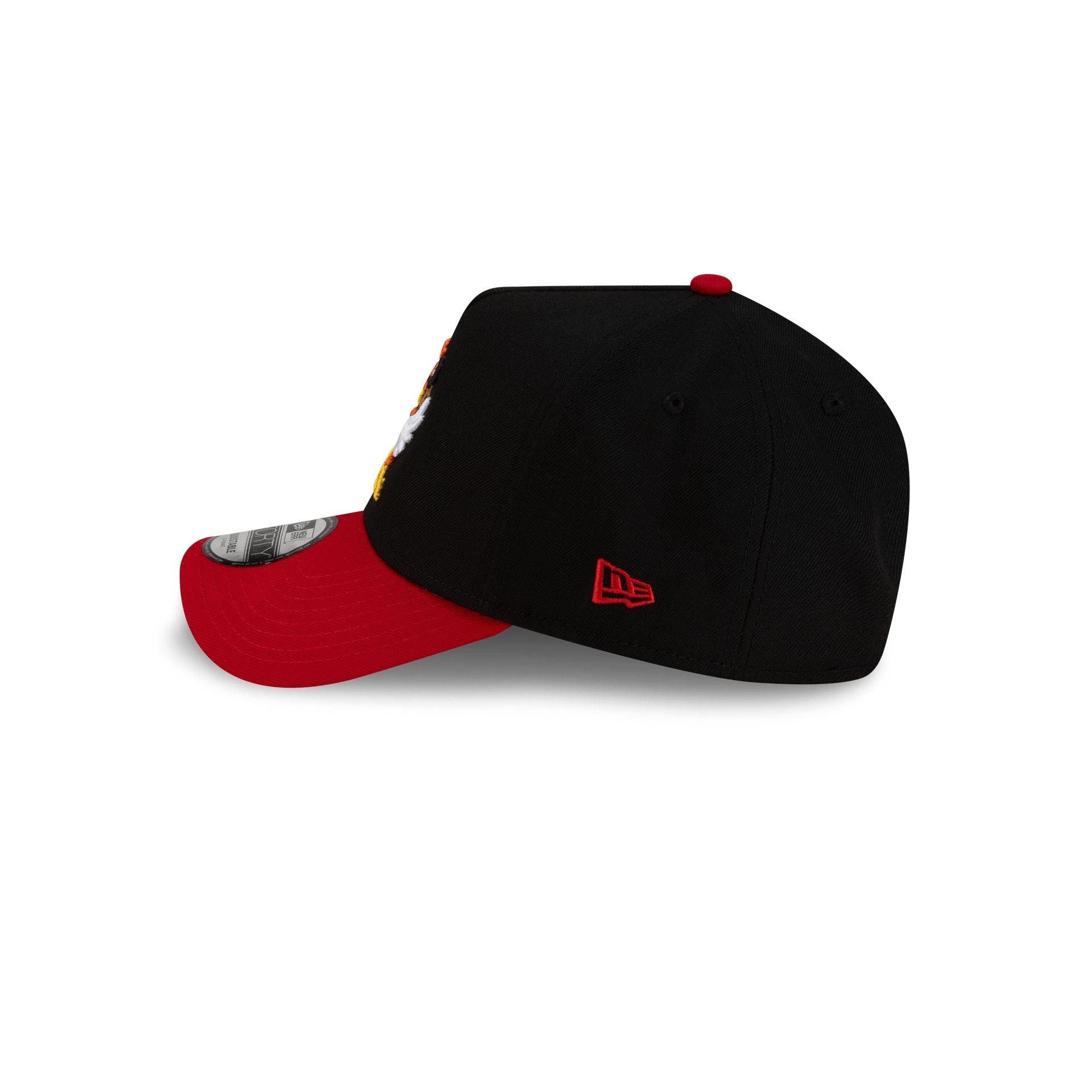 New Hampshire Fisher Cats Black Food Pack 9FORTY A-Frame Snapback Hat