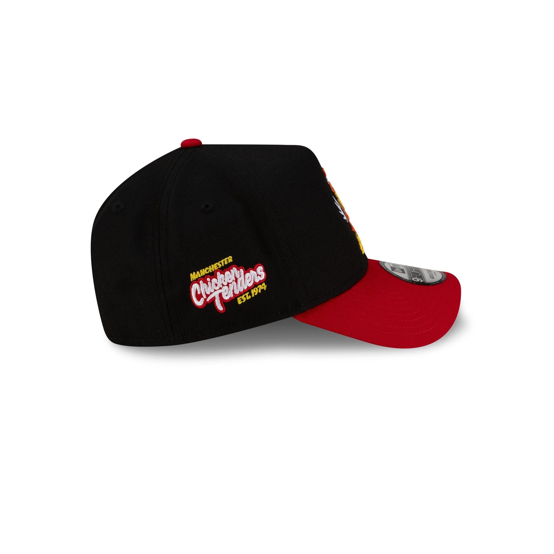 New Hampshire Fisher Cats Black Food Pack 9FORTY A-Frame Snapback Hat