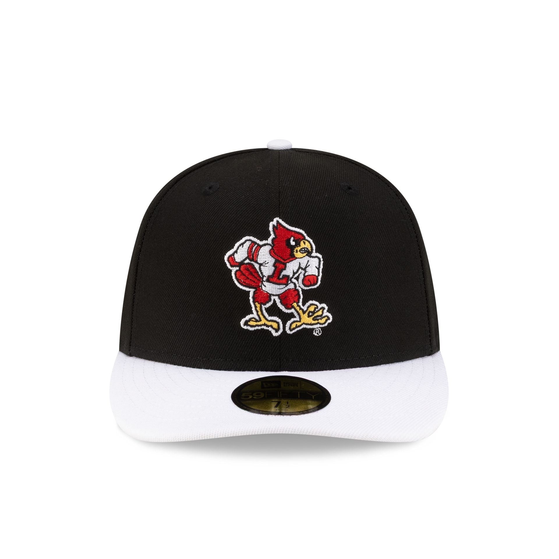 Just Caps College Champions Sidepatch Louisville Cardinals 59FIFTY Fitted Hat