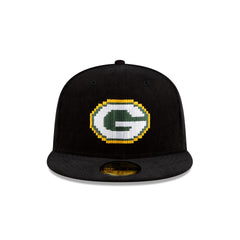 Just Caps NFL Pixelated Green Bay Packers 59FIFTY Fitted Hat