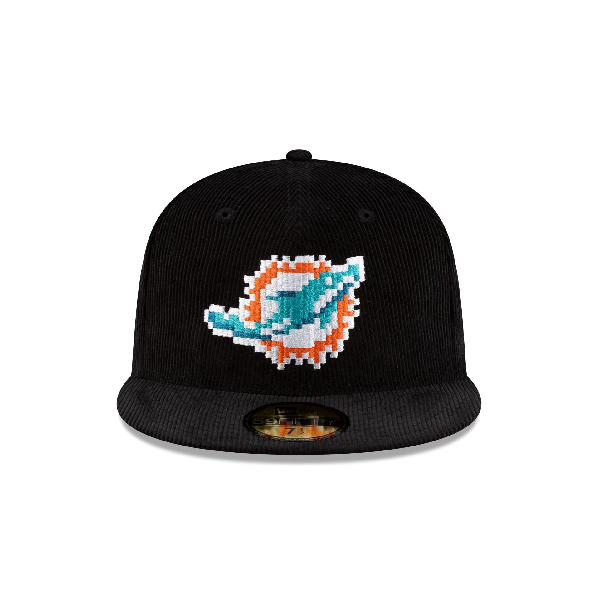 Just Caps NFL Pixelated Miami Dolphins 59FIFTY Fitted Hat