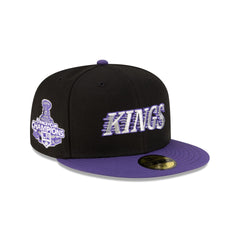 Los Angeles Kings Wordmark Black 59FIFTY Fitted Hat