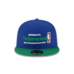 Minnesota Timberwolves 1989-1996 Hardwood Classics Sign Stack 59FIFTY Fitted Hat