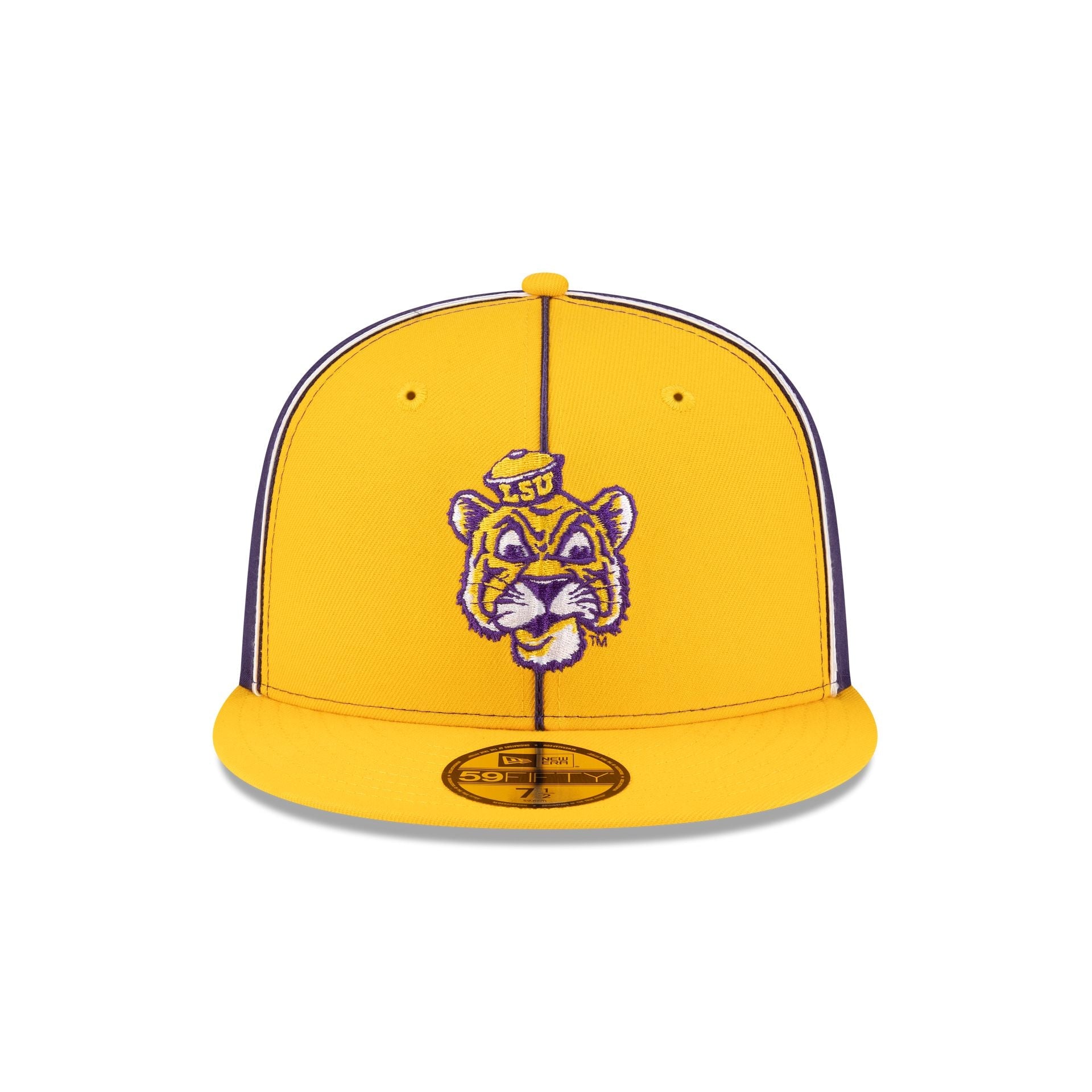 Just Caps College Pinwheel LSU Tigers College Vault 59FIFTY Fitted Hat