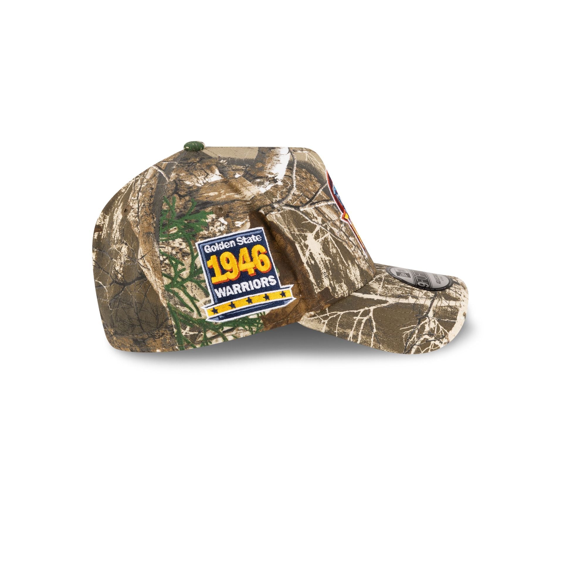 Golden State Warriors 1997-2010 Hardwood Classics Realtree 9FORTY A-Frame Snapback Hat