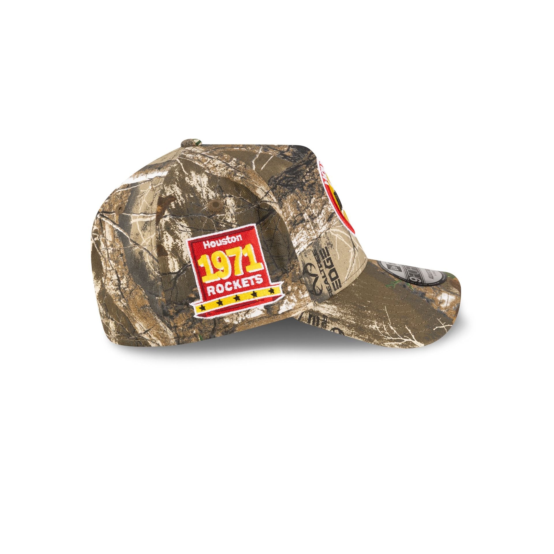 Houston Rockets 1972-1995 Hardwood Classics Realtree 9FORTY A-Frame Snapback Hat