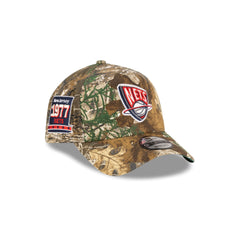 New Jersey Nets 1997-2012 Hardwood Classics Realtree 9FORTY A-Frame Snapback Hat