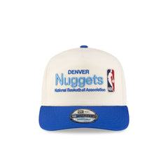 Denver Nuggets 2008-2018 Hardwood Classics Sign Stack Chrome White 19TWENTY Adjustable Hat