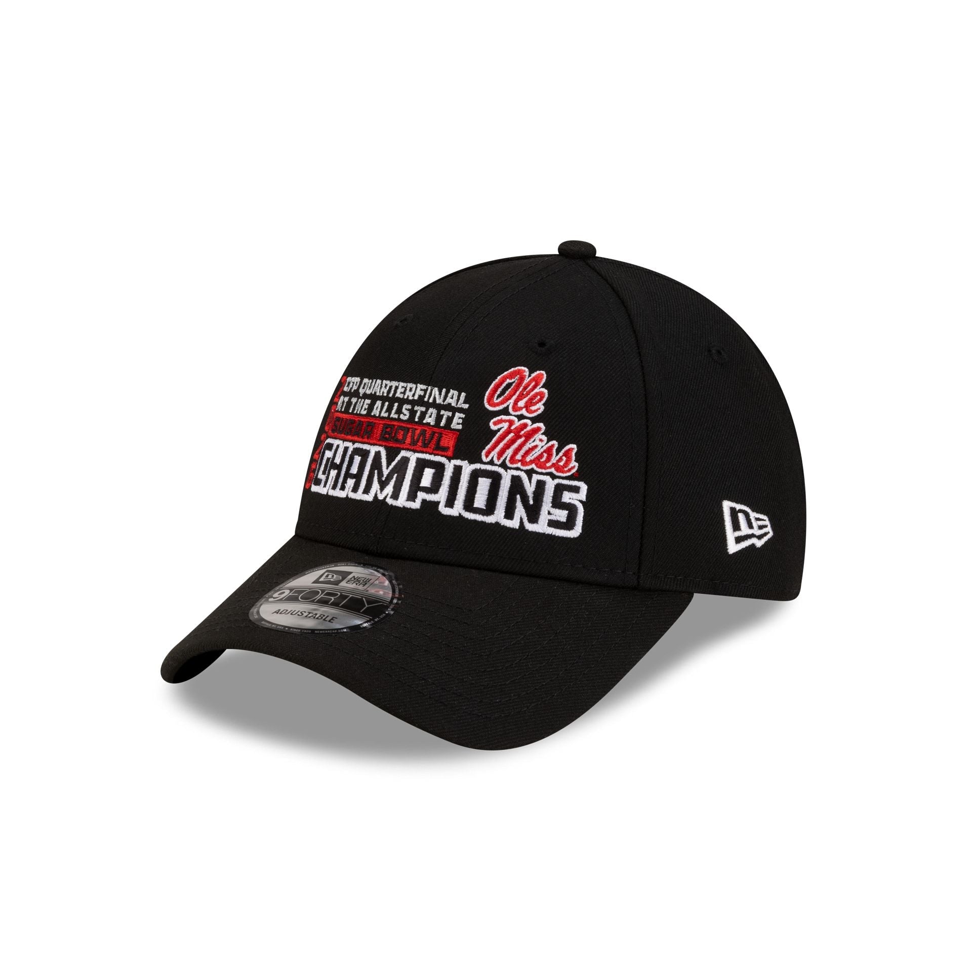 Mississippi Rebels 2026 Sugar Bowl Champions 9FORTY Adjustable Hat